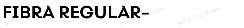 FIBRA REGULAR字体转换